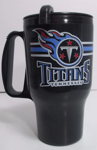 Titans Tennessee Car Mug Cup Insulated Super Thermo Betras NFL w/ Cover Cover