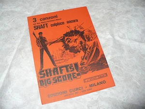 SPARTITO MUSICALE 3 CANZONI FILM MGM SHAFT COLPISCE ANCORA SHAFT'S BIG SCORE - Bild 1 von 1