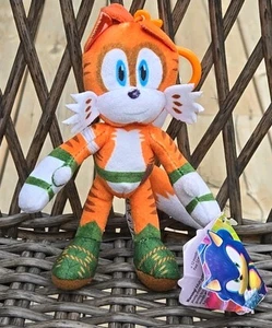 Sonic Prime Mangey Tails Plush Bag Clip Keychain 6" Backpack Netflix New O - Bild 1 von 7