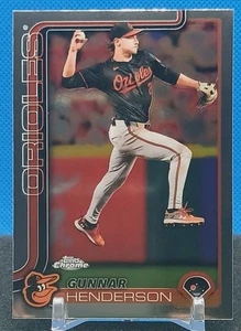 Gunnar Henderson 2025 Topps Chrome #213 Baltimore Orioles (Free Shipping) - Picture 1 of 7