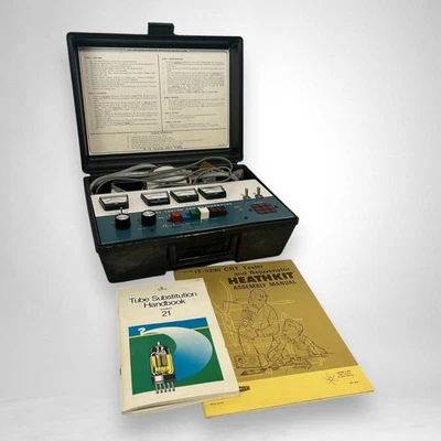 Heathkit модель IT-5230 ЭЛТ дисплей тестер и омолаживатель с розетками и руководствами - Изображение 1 из 4
