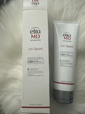 Elta MD  UV Sport  Broad Spectrum SPF 50+  Body Sunscreen 8 Oz Exp 03/26 - Image 1 of 4