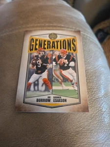 2022 Panini Legacy - BOOMER ESIASON JOE BURROW #G-1 Cincinnati Bengals!!! - Bild 1 von 2