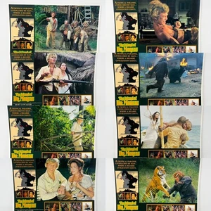 1977 The Island of Dr. Moreau Terror Ciencia Ficción Película Coleccionable Lobby Card Set de 8 - Imagen 1 de 17