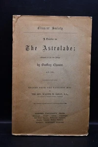 A Treatise On The Astrolabe by Geoffrey Chaucer (Paperback, 1928) - Imagen 1 de 6