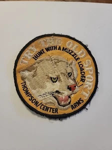 Vintage Thompson Center Arms "Try The Old Sport" Muzzle Loader 4 Inch Patch - Picture 1 of 6