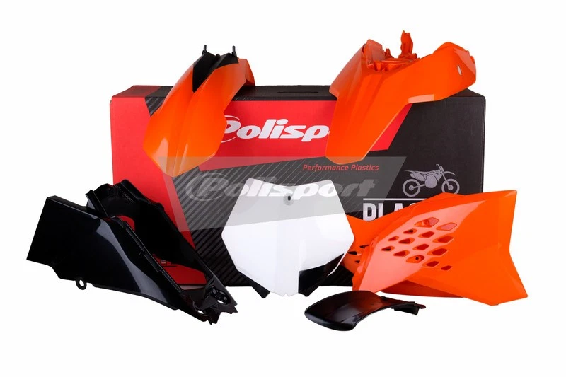 Kit plastique POLISPORT couleur origine (13-15) KTM SX65 - Photo 1/2