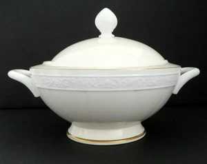 Heinrich Villeroy & Boch IVOIRE Cuenco redondo para servir verduras con tapa porcelana de hueso - Imagen 1 de 13