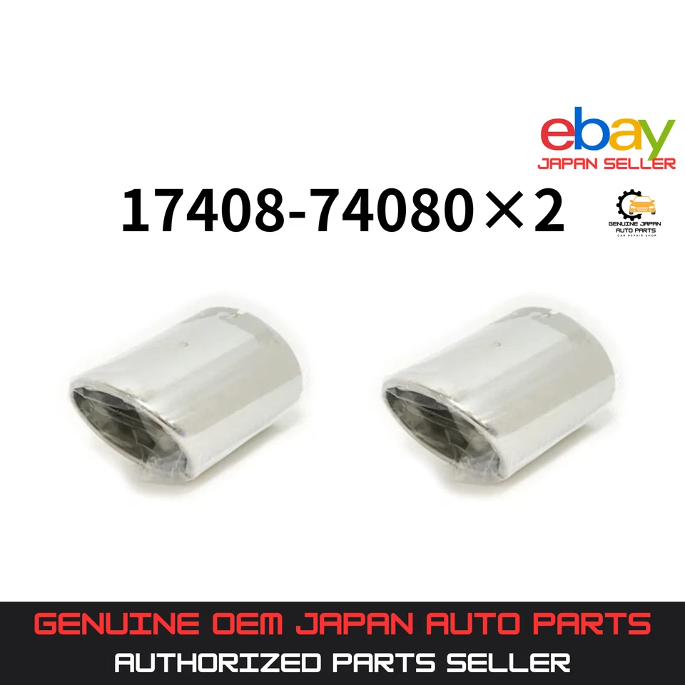 GENUINE TOYOTA AVALON SOLARA LS430 GX460 GS430 GS300 EXHAUST TAILPIPE TIP SET Foto 1 de 1