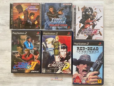 SONY PS 1  2 3 Time Crisis 1  2 3 4 Project Titan & Red Dead Revolver from Japan - Image 1 of 4