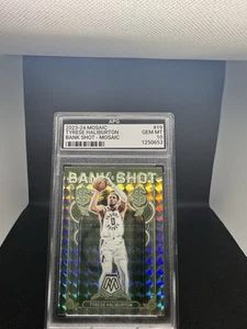 2023-24 Panini Mosaic #19 Tyrese Haliburton Bank Shot Mosaic Prizm Apg 10 - Imagen 1 de 2