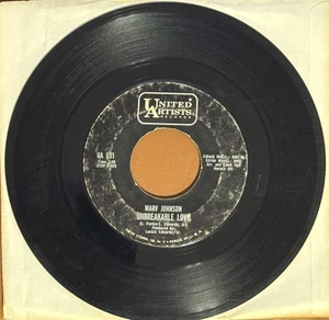 Marv Johnson - Unbreakable Love / The Man Who Don't Believe In Love - 7" RECORD - Imagen 1 de 2