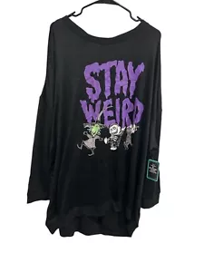 Disney NWT Nightmare Before Christmas Stay Weird Sleepwear Top Socks Set SZ 3X - Picture 1 of 11