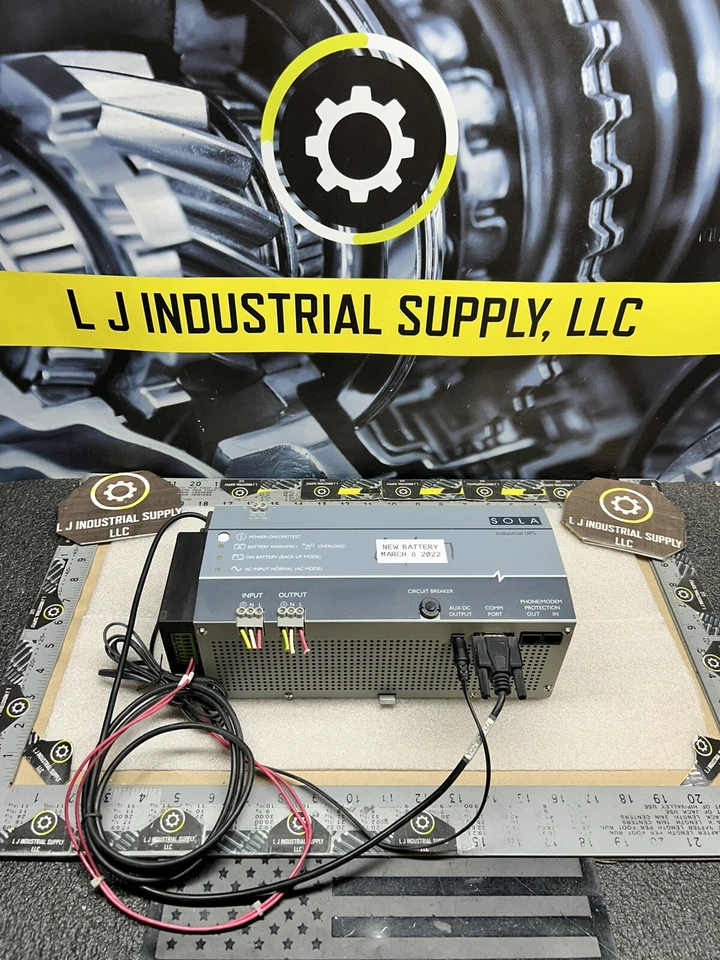 UPS EMERSON SolaHD SDU500 com cartão de relé SOLA-SDU_500VA/300W_WARRANTY_FRETE RÁPIDO! - Imagem 1 de 4