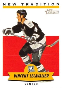 2000-01 Topps Heritage New Tradition #NT4 Vincent Lecavalier - Picture 1 of 2