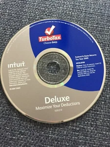 Intuit TurboTax Deluxe Federal & State Return Software for PC 2009 - Picture 1 of 2