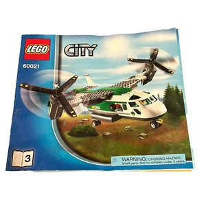 Lego City Manuale Istruzioni Libro 3 solo 60021 Lumberjack Air Cargo Elicottero - Foto 1 di 2