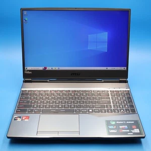 MSI Alpha 15 A3DDK Ryzen 7 3750H 16GB RAM 512GB SSD Radeon RX 5500M Used - Picture 1 of 4