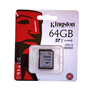 Kingston SD Card 64GB SD Speed 45MBs for PC Camera Games Any Device DISCONTINUED - Picture 1 of 2