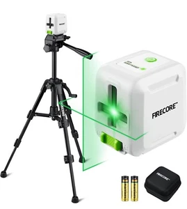 Laser Level with Tripod, Firecore 82Ft Green Self Leveling G20 White - Picture 1 of 3
