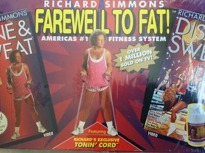 Richard Simmons Farewell To Fat: Unopened: Vintage 1996: Retro Workout Fun!!! - Image 1 of 4