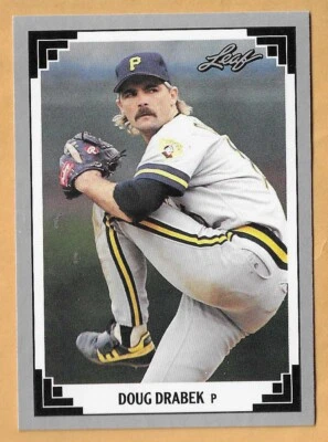 DOUG DRABEK PITTSBURGH PIRATES #516 - LEAF NM-MT 1991 - Image 1 of 2