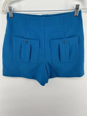 Theory 羊毛混纺正装短裤蓝色 0 码 — 第 1/4 张图片