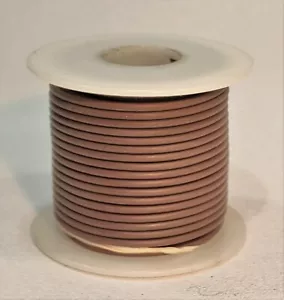 Cable de conexión automotriz TXL 14 AWG MARRÓN ~ carrete de 50 pies ¡NUEVO! - Imagen 1 de 1