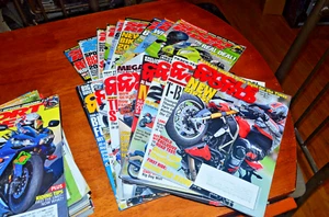 MOTORCYCLE MAGAZINE LOT -- 40+ SPORT RIDER CYCLE WORLD MOTORCYCLIST COLLECTION - Picture 1 of 4