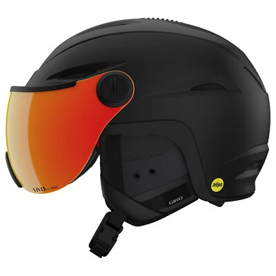 Giro Vue MIPS Vivid Helm Herren Skihelm Snowboardhelm Schneehelm Black/V. Ember