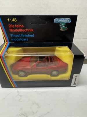 Escala 1/43 SCHABAK MERCEDES BENZ SL CONVERTIBLE ROJO Foto 1 de 4