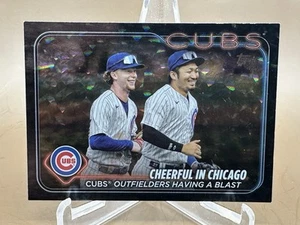 PETE CROW-ARMSTRONG/ Seiya Suzuki - Cheerful In Chicago- SILVER BLACK FOIL #371 - Picture 1 of 2