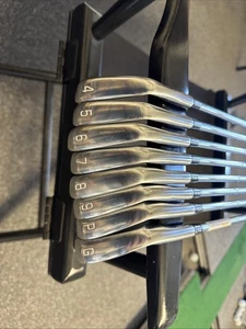 Used Mizuno Pro 245 Irons Left Handed DG Mid 115 Stiff - Picture 1 of 5