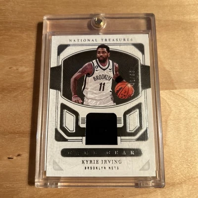 2022-23 Panini National Treasures - Game Gear Kyrie Irving #GG-NIK /99 (MEM) - Image 1 of 2
