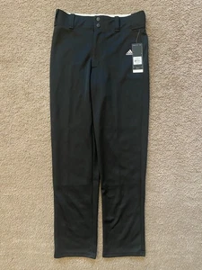 Adidas Climalite Youth Boys Black Baseball Pants Size L - Picture 1 of 3