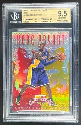 0009756098 6098 Kobe Bryant 2012 Panini Crusade #194 rojo/99 BGS 9,5 Foto 1 de 3