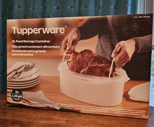 Tupperware XL Food Storage Brine Container 1.55 Gallon 6L Marinate Chicken Ham - Picture 1 of 7