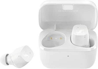 Sennheiser CX True Wireless Earbuds with Bass Boost, IPX4, 27-Hr Playtime- WHITE - Image 1 of 4