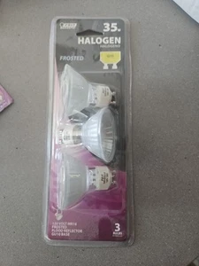 Feit Electric Frosted Bright White 35 Watt GU10 Pin Light Bulbs 3 Pack - Picture 1 of 2