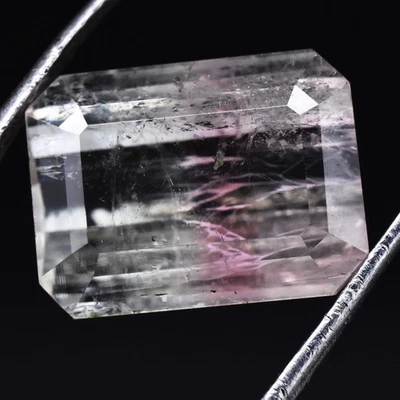 7 Ct Natural Bi-Color Tourmaline Radiant GTL Certified Untreated Rare Gemstone - Image 1 of 4