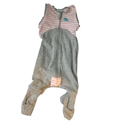 Envoltura Love To Dream Talla Mediana 13-19lbs Tog 1.0 Rosa Gris Transición Sin Alas Foto 1 de 4