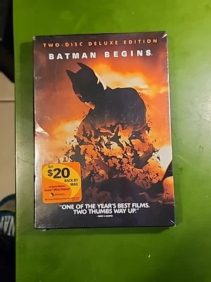 Batman Begins / 2 Disc Deluxe Edition / SEALED BRAND NEW 2005 / DC Comics - Image 1 of 4