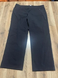 Time and Tru Pants, Women's Plus Size 2XL, Black, Pull On Pants - Picture 1 of 8