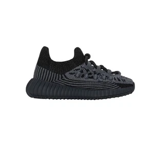 adidas Yeezy Boost 350 V2 Cmpct Slip On Infant Boys Black Sneakers Casual Shoe - Picture 1 of 5