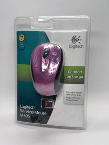 Logitech Wireless Pink Mouse M305 Bluetooth Brand New in Package - Picture 1 of 2