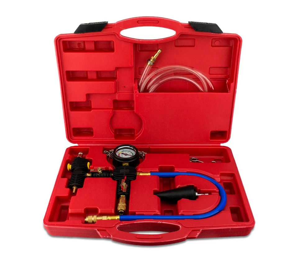 kit manutenzione tester radiatore FUBUCA 4509 con spurgo a vuoto e ricarica - Immagine 1 di 4