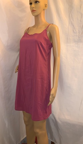 Abito slip nuovo senza etichette autentico TORY BURCH taglia 4 ROSA FUCSIA VENDITA AL DETTAGLIO $395