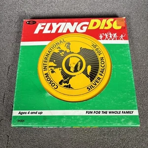 COSOM INTERNATIONAL SILVER FALCON 109gr FLYING DISC FRISBEE 31001 YELLOW VINTAGE - Picture 1 of 4
