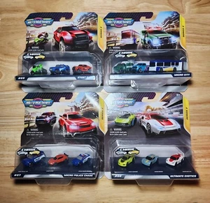 Micro Machines Stunt Pack Police Chase Ultimate Exotics Ultra Rare Toy Cars - Picture 1 of 1