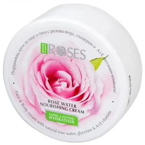 Natural Bulgarian Rose Face&Body Cream nourishing hydrating glycerine vit A+E - Picture 1 of 3